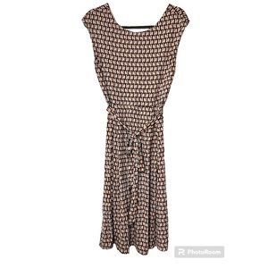 Boden Esmeralda Jersey Dress Milkshake Facade Size 10
